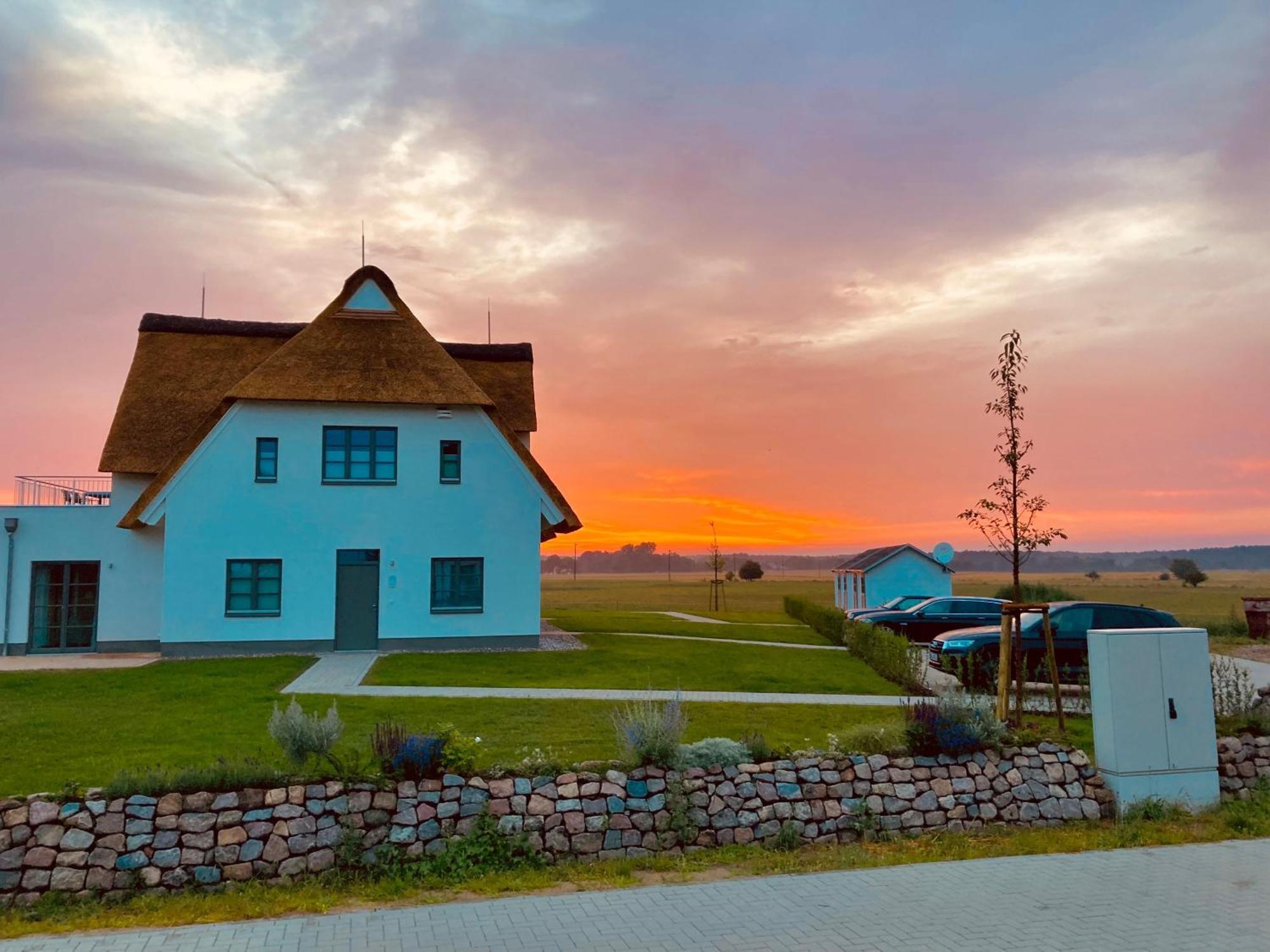 Вілла Inseldomizil Stolpe - Urlaub Unter Reet Auf Usedom Stolpe auf Usedom Екстер'єр фото
