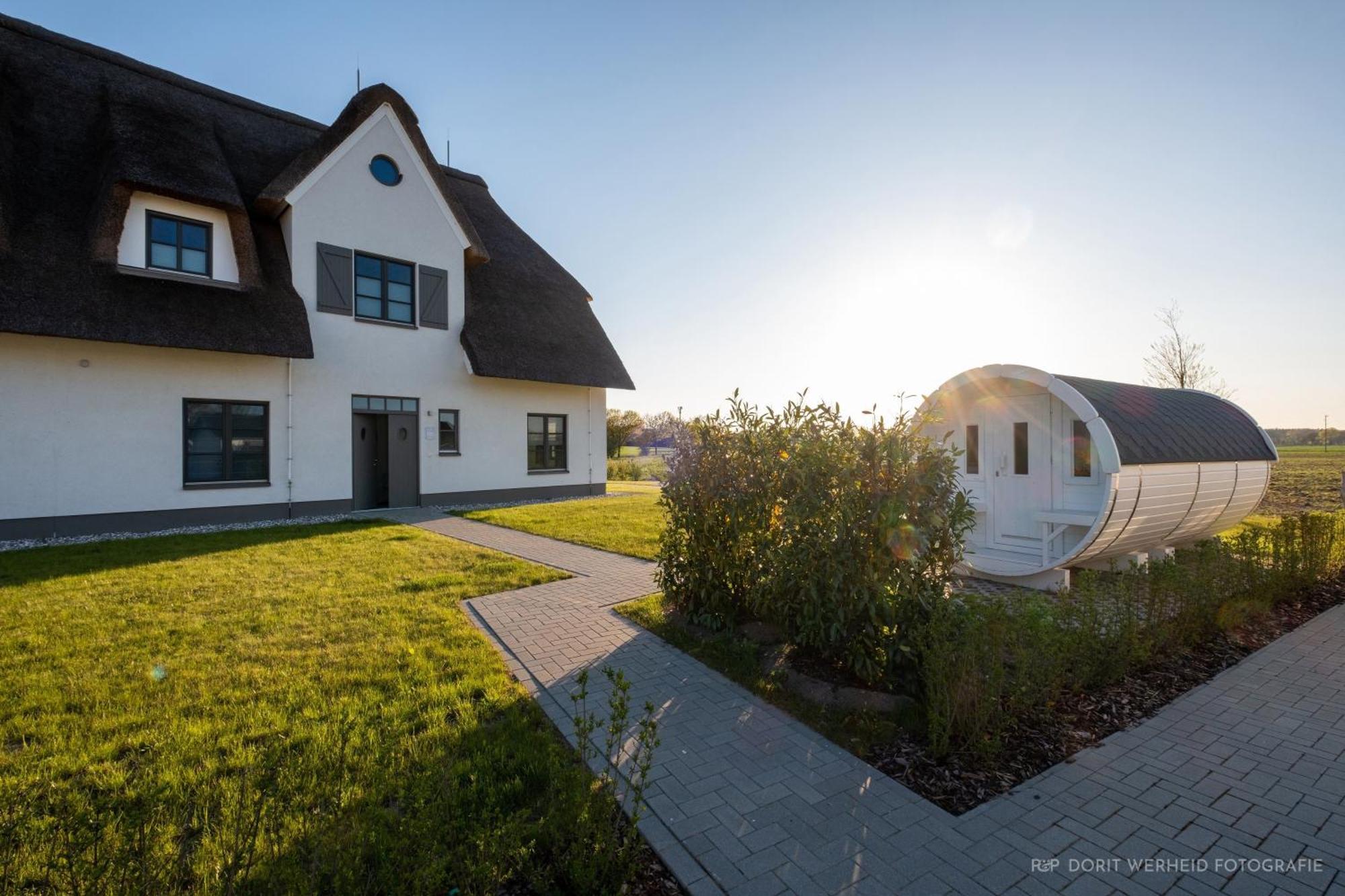 Вілла Inseldomizil Stolpe - Urlaub Unter Reet Auf Usedom Stolpe auf Usedom Екстер'єр фото