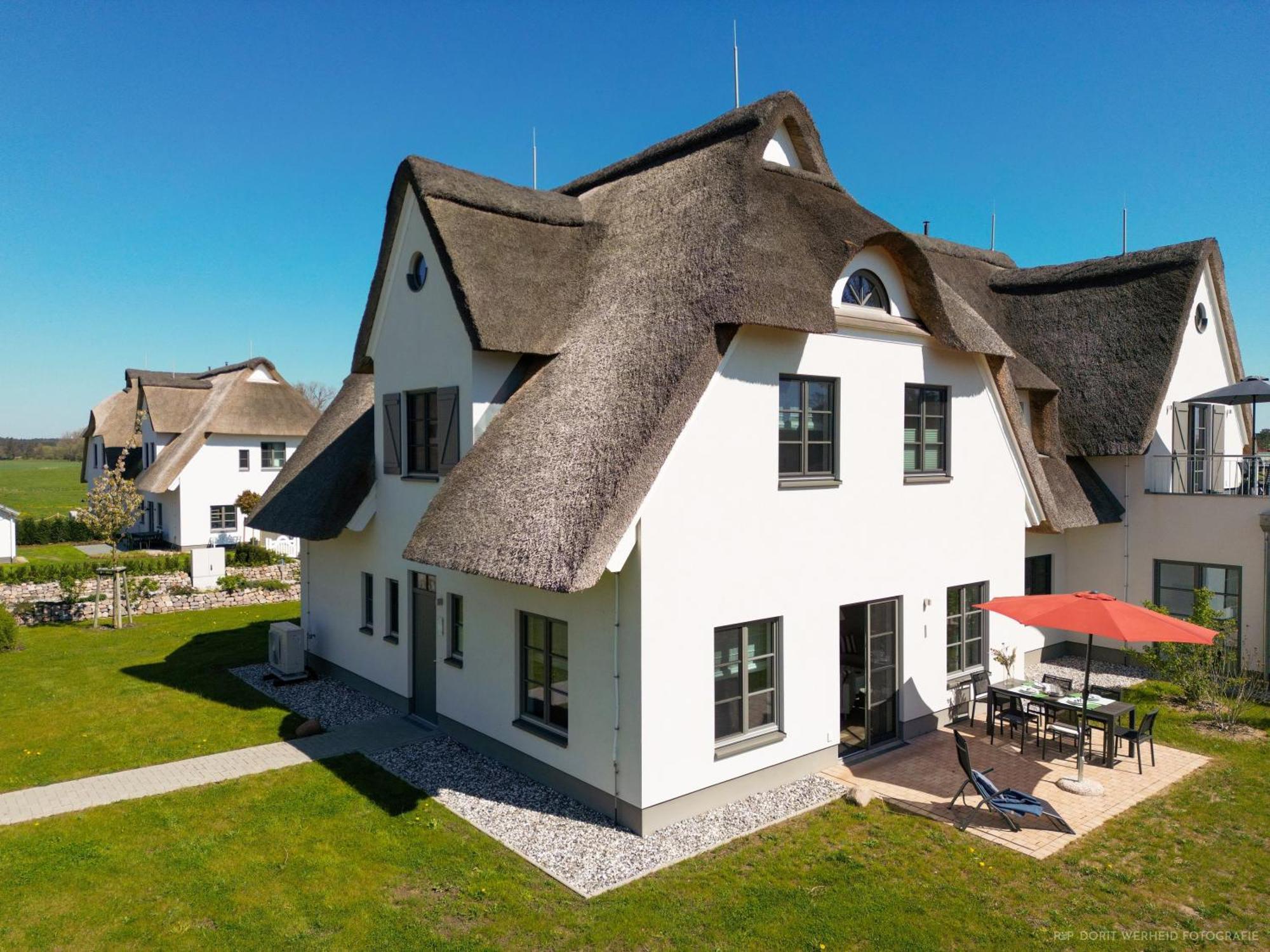 Вілла Inseldomizil Stolpe - Urlaub Unter Reet Auf Usedom Stolpe auf Usedom Екстер'єр фото
