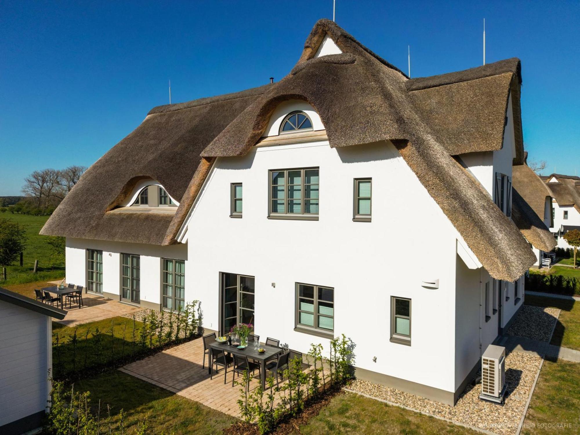 Вілла Inseldomizil Stolpe - Urlaub Unter Reet Auf Usedom Stolpe auf Usedom Екстер'єр фото